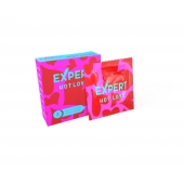 Презервативы с разогревающим эффектом Expert Hot Love - 3 шт. - Expert - купить с доставкой в Абакане