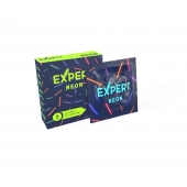 Светящиеся в темноте презервативы Expert Neon - 3 шт. - Expert - купить с доставкой в Абакане