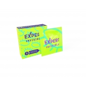 Ультратонкие презервативы Expert Invisible - 3 шт. - Expert - купить с доставкой в Абакане