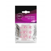 Прозрачная сквозная насадка на пенис с цветными шариками - Erowoman-Eroman - в Абакане купить с доставкой