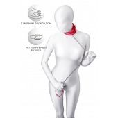 Красный ошейник с подкладкой из меха - ToyFa - купить с доставкой в Абакане