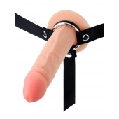 Мужской полый страпон на регулируемых ремнях - 18,5 см. - Sex Expert - купить с доставкой в Абакане