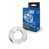Прозрачное эрекционное кольцо-бублик - Sex Expert - в Абакане купить с доставкой