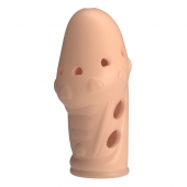 Телесная насадка на пенис Booker - 8 см. - Baile - в Абакане купить с доставкой