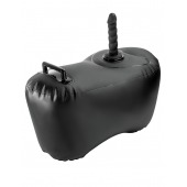 Черное надувное кресло с платформой для фиксации дилдо Body Dock Inflatable Love Seat - Pipedream - купить с доставкой в Абакане