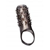 Дымчатая насадка на пенис с выпуклостями - 12 см. - Sex Expert - в Абакане купить с доставкой