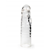Прозрачная закрытая насадка на член - 15 см. - Sex Expert - в Абакане купить с доставкой
