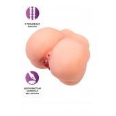 Реалистичный мастурбатор в форме попки с 2 любовными входами - No Name - в Абакане купить с доставкой