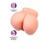 Реалистичный мастурбатор в форме попки с двумя любовными входами - No Name - в Абакане купить с доставкой