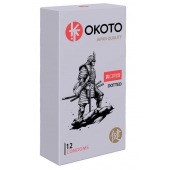 Точечные презервативы OKOTO Dotted - 12 шт. - Sitabella - купить с доставкой в Абакане