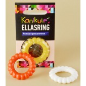 Цветное рельефное эрекционное кольцо Ellasring - Sitabella - в Абакане купить с доставкой