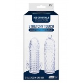 Набор из 2 прозрачных насадок на член Seductive Tickler Sleeves Set - NMC - в Абакане купить с доставкой