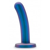 Синяя насадка с гладкой поверхностью Surrender 5.75 Inch Intermediate Pegging Dildo - 14,6 см. - Blush Novelties - купить с доставкой в Абакане
