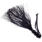 Черная силиконовая плетка - 25,4 см. - Boys of Toys - купить с доставкой в Абакане