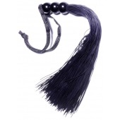 Черная силиконовая плетка - 25,4 см. - Boys of Toys - купить с доставкой в Абакане