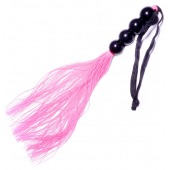 Розовая силиконовая плеть - 35,5 см. - Boys of Toys - купить с доставкой в Абакане