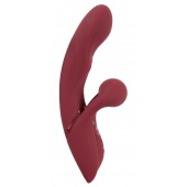 Малиновый вибратор-кролик с функцией постукивания 2 Function Rabbit Vibrator - 22,3 см. - Orion