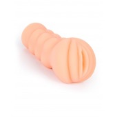 Телесный мастурбатор-вагина с эрекционными кольцами в комплекте - Sexy Girl - в Абакане купить с доставкой