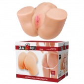 Телесный мастурбатор Olivia с 2 любовными отверстиями - Baile - в Абакане купить с доставкой