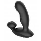 Черный вибромассажер простаты с вращающимся шариком - Secwell - в Абакане купить с доставкой