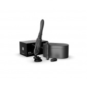 Черная секс-машина с функцией нагрева, насадками и присоской Sesh - Zalo - купить с доставкой в Абакане