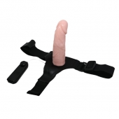 Реалистичный страпон-фаллоимитатор на трусиках Ultra Passionate Harness - 15 см. - Baile - купить с доставкой в Абакане