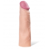 Реалистичная насадка с ярко выраженной головкой - 16,5 см. - A-toys - в Абакане купить с доставкой