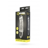 Прозрачная насадка с петлёй для фиксации - 14 см. - ToyFa - в Абакане купить с доставкой