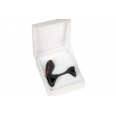 Чёрная насадка на фаллос Gladiator + LRS  с трехкнопочным пультом управления - Adrien Lastic - в Абакане купить с доставкой