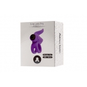 Эрекционное кольцо с подхватом мошонки и стимуляцией клитора Bullet Lastic Ring - Adrien Lastic - в Абакане купить с доставкой