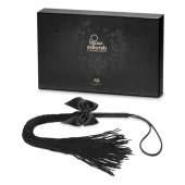 Чёрная плётка Lilly Whip Bijoux - Bijoux Indiscrets - купить с доставкой в Абакане