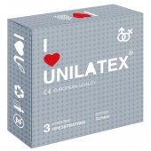 Презервативы с точками Unilatex Dotted - 3 шт. - Unilatex - купить с доставкой в Абакане