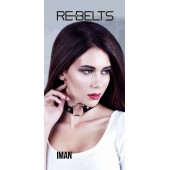 Чёрный чокер-кляп Iman Black - Rebelts - купить с доставкой в Абакане