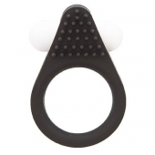 Чёрное эрекционное кольцо LIT-UP SILICONE STIMU RING 1 BLACK - Dream Toys - в Абакане купить с доставкой