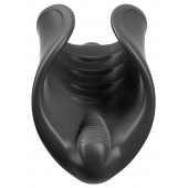 Чёрный мастурбатор Vibrating Silicone Stimulator с вибрацией - Pipedream - в Абакане купить с доставкой