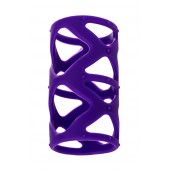 Фиолетовая насадка-сетка на пенис - 7,5 см. - A-toys - в Абакане купить с доставкой