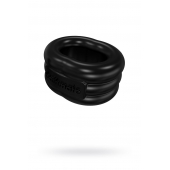 Чёрное эрекционное виброкольцо Stretch - Bathmate - в Абакане купить с доставкой