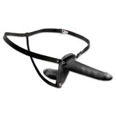 Женский страпон с вагинальной пробкой Double Penetrix Strap-on - 15 см. - Pipedream - купить с доставкой в Абакане