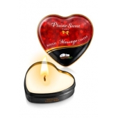 Массажная свеча с ароматом кокоса Bougie Massage Candle - 35 мл. - Plaisir Secret - купить с доставкой в Абакане