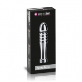 Ребристый фаллоимитатор для электростимуляции Funky Fella Rill Dildo - 13 см. - MyStim - купить с доставкой в Абакане