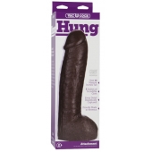 Большая насадка для трусиков Vac-U-Lock Realistic Hung - 31,7 см. - Doc Johnson - купить с доставкой в Абакане