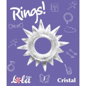 Прозрачное эрекционное кольцо Rings Cristal - Lola Games - в Абакане купить с доставкой