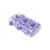 Фиолетовая насадка на пенис Rings Armour - Lola Games - в Абакане купить с доставкой