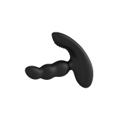 Черный силиконовый стимулятор простаты Levett Nitoc с пультом ДУ - Levett - в Абакане купить с доставкой