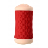 Двухсторонний мастурбатор JOS  NADIN в красном цилиндре - JOS - в Абакане купить с доставкой