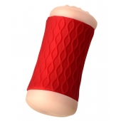 Двухсторонний мастурбатор JOS  NADIN в красном цилиндре - JOS - в Абакане купить с доставкой