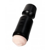 Мастурбатор-ротик A-Toys в черной колбе - A-toys - в Абакане купить с доставкой