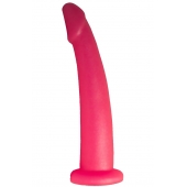 Розовый стимулятор простаты из геля - 18 см. - LOVETOY (А-Полимер) - в Абакане купить с доставкой