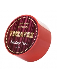 Красный бондажный скотч TOYFA Theatre - 15 м. - ToyFa - купить с доставкой в Абакане