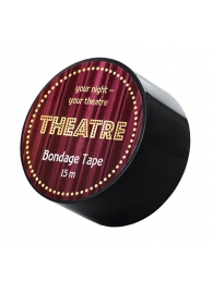Черный бондажный скотч TOYFA Theatre - 15 м. - ToyFa - купить с доставкой в Абакане